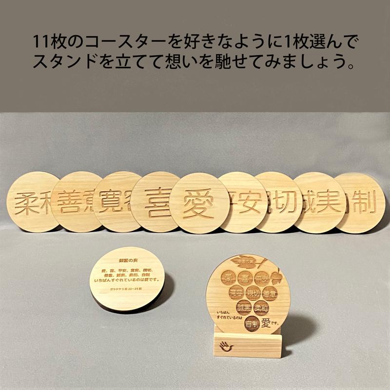 ガラテヤ5章22-23節　御霊の実　ヒノキ　聖書 キリスト